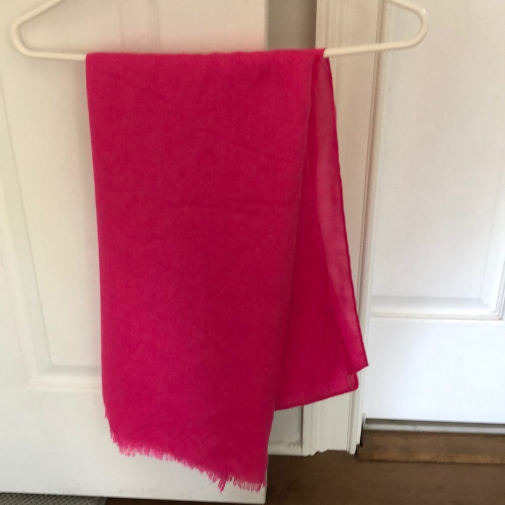 Hot Pink Gap over size scarf pashmina